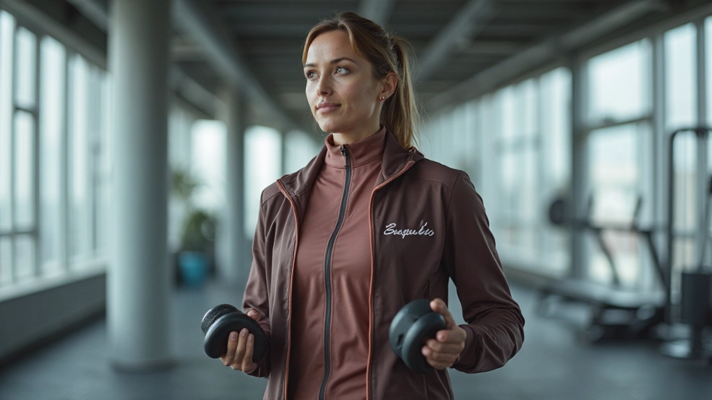 Успешный лидер занимается спортом в современном офисном фитнес-центре